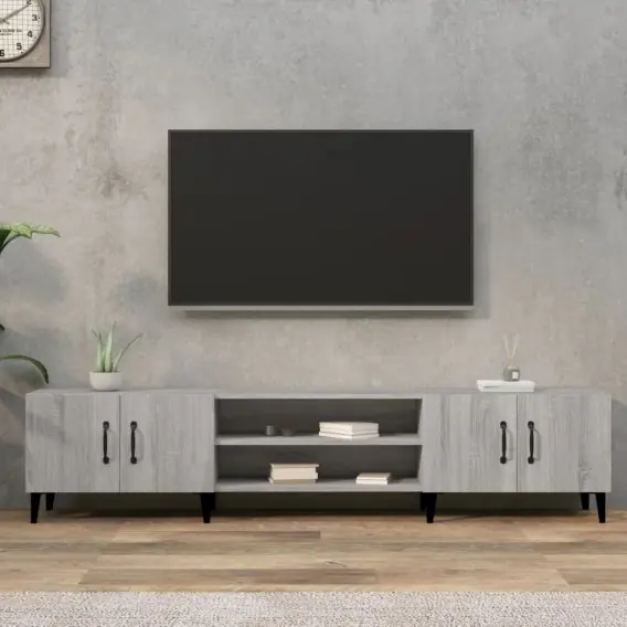 Wybór klientów Szafka pod TV, szary dąb sonoma, 180x31,5x40 cm Lumarko! - Hurtownia wielobranżowa Lumarko